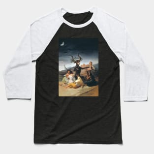 The Witches Sabbath By Francisco Goya | Satanic Art Baseball T-Shirt